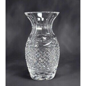 Vtg Waterford Crystal Glandore 7 Inch Flared Vase Ireland Discontinued